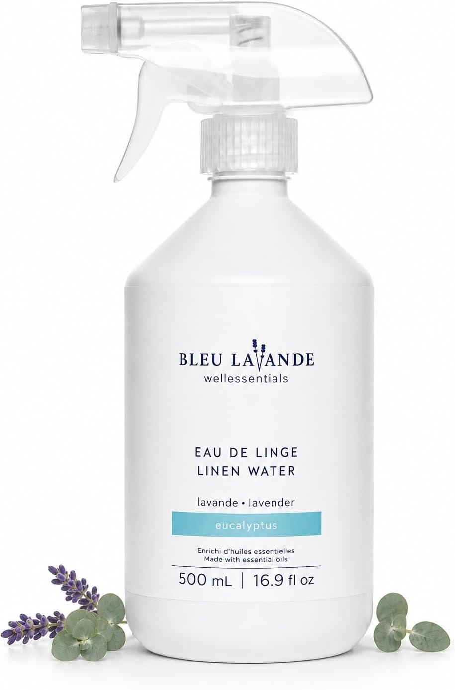 Bleu Lavande Lavender Eucalyptus Linen Water Fabric Refresher 16.9 fl oz