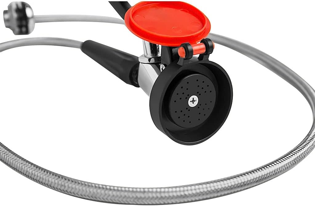 Eyewash Station Drench Hose Eye Wash Station Handheld Emergency Eyewash Station Unit Spray with 1.5M Hose for Lab and Industrial Use