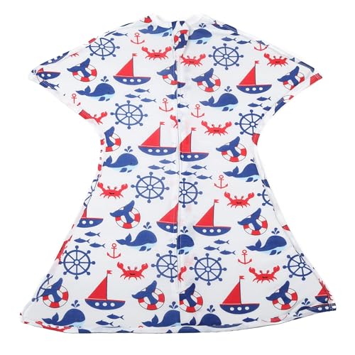 Image of SleepingBaby Zipadee-Zip Transition Swaddle - Roomy Baby Swaddle Blanket with Zipper Convenience - Nautical Boy, XS (3-6 Months)