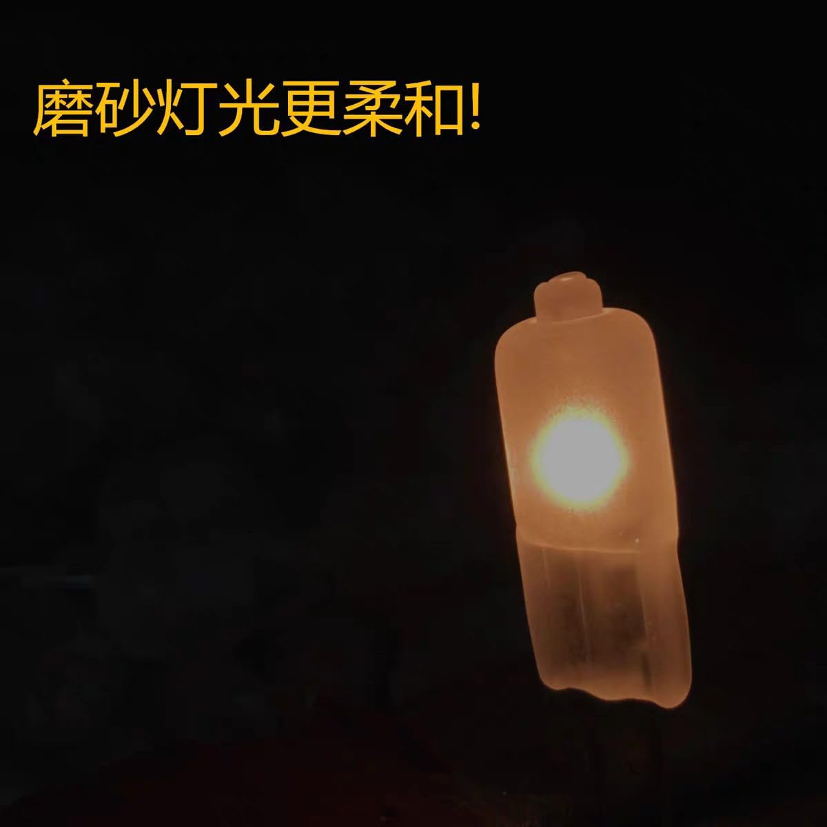 G4 Halogenlampen 20W 12V, mattiertes Opalglas ohne Blendung, dimmbarer Jc T3 Bi-Pin-Sockel, warmweißes 2700k, Ersatz der Dunstabzugshaube (50 Stück/12V-20W)