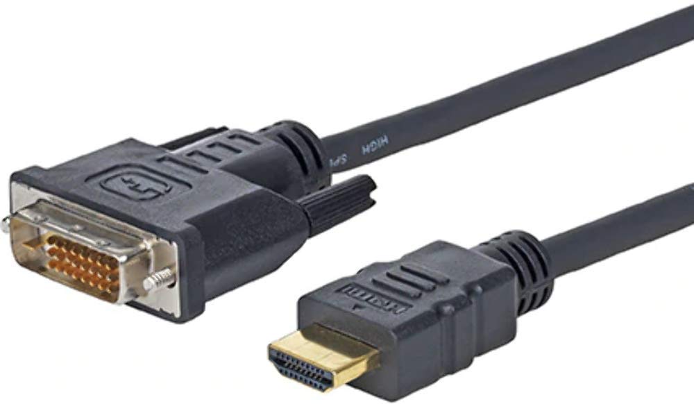 5.0m HDMI - DVI-D 5 m Schwarz