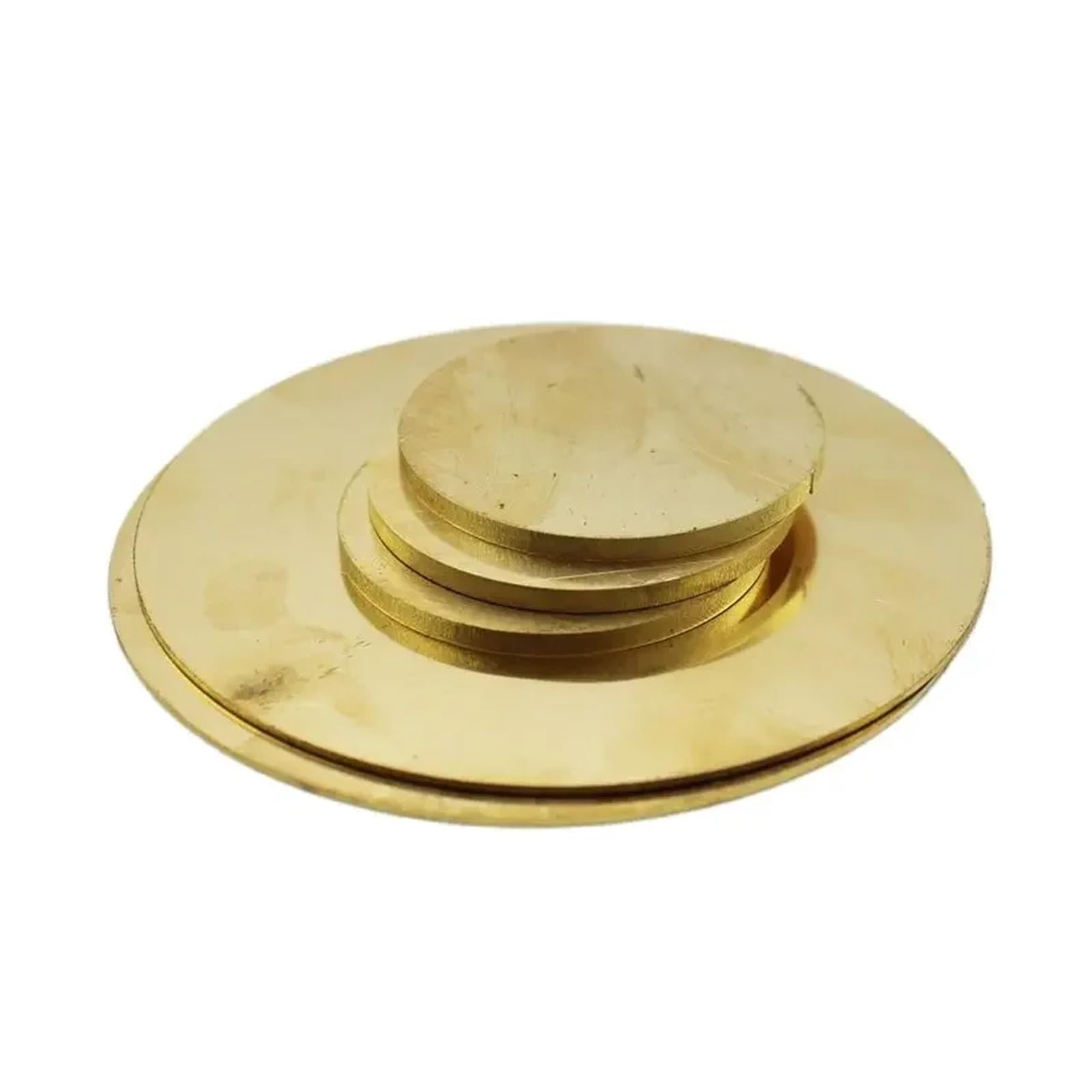 Messing-Rundplatte Messingblech, runde, massive Scheibe, gelbe Platte | Thickness 2mm 1pc,Diameter 140mm