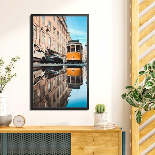 LaVie Home 19x27 Picture Frame for Wall Display, 19x27 Black Picture Frame with HD Plexiglas, 19 x 27 Poster Frame 1 Pack, Display Frame for Vertical or Horizontal, Classic Collection