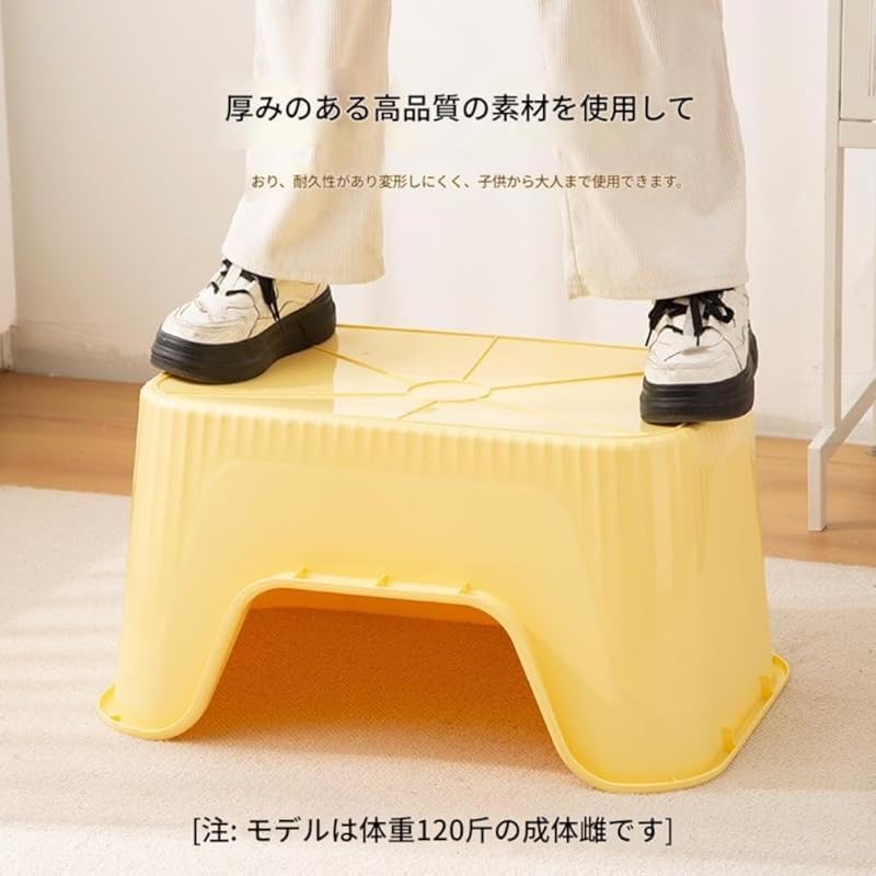 ハーフオープン式猫砂盆 大型猫・多猫家庭用 加厚高さ・防こぼれ 一体成型耐衝撃 イエロー