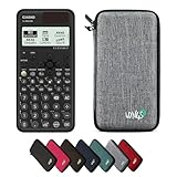 La Casio fx-991CW est une calculatrice scientifique dotée de fonctions pour l'algèbre, la trigonométrie, les statistiques et bien plus encore. Avec son écran clair, son interface conviviale et sa longue durée de vie des piles, elle est idéale pour l'école et les études.