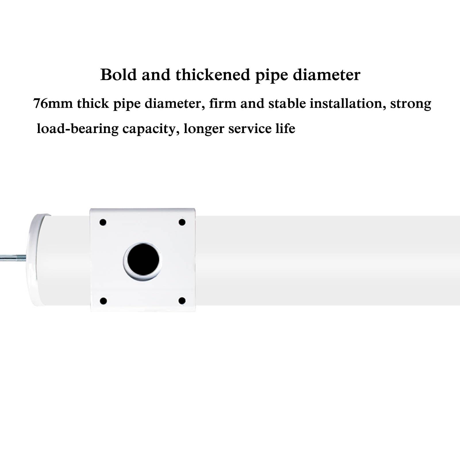 Support Universel pour caméra de sécurité sur Poteau - Support Mural réglable pour Moniteur et Bras d'extension, adapté à la Surveillance extérieure, Facile à Installer et Compatible avec la