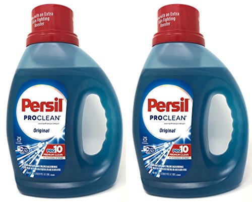 Persil ProClean Power-Liquid Laundry Detergent, Original Scent, 40 Fluid Ounces, 25 Loads (Pack of 2)