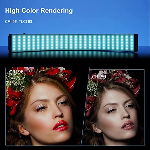 Éclairage Vidéo LED RVB SIRUI Pliable HSI CCT Batterie DC