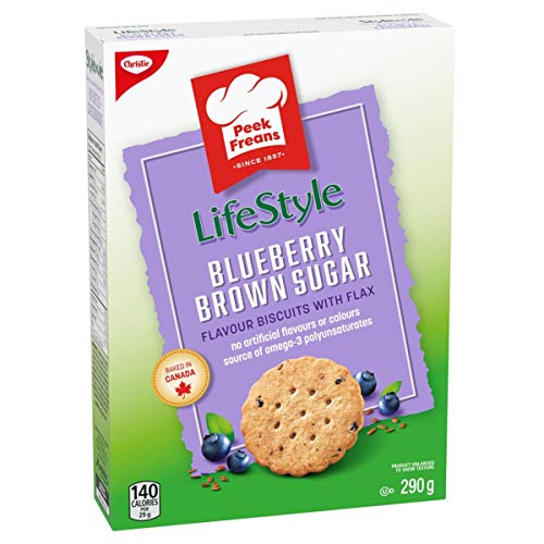Peek Freans Lifestyle Blueberry Brown Sugar With Flax Cookies | 290G From Canada #TOP3