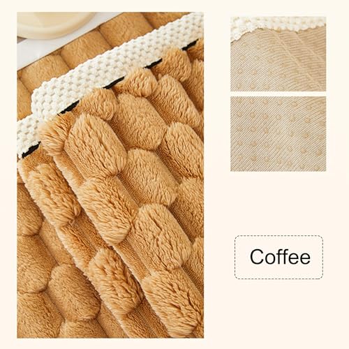 Housse de canapé en peluche douce protection lavable pour animaux gris - 3