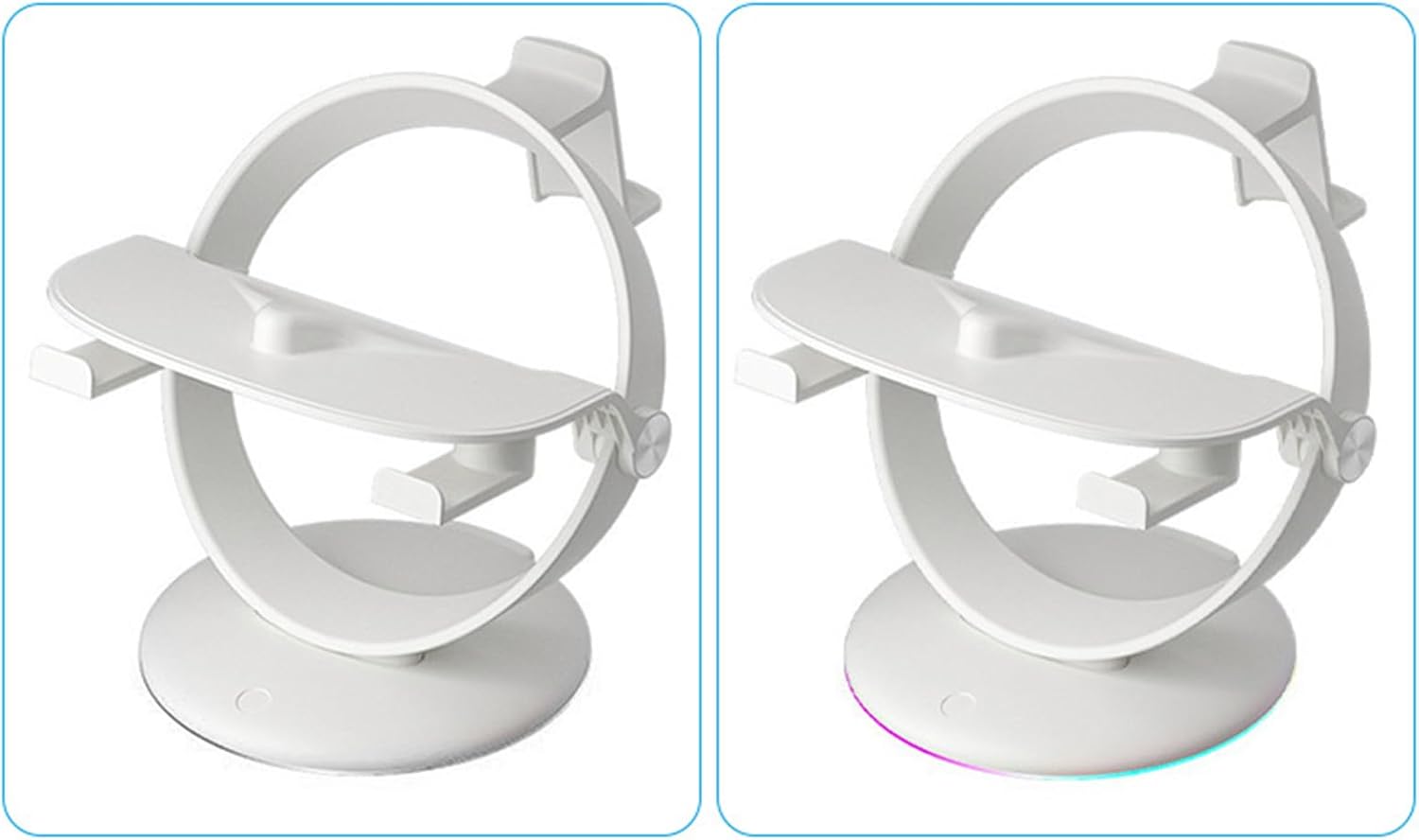 スタンドホルダーデスクトップスタンドビジョン ヘッドセットディスプレイドック安定したストレージラウンドベース