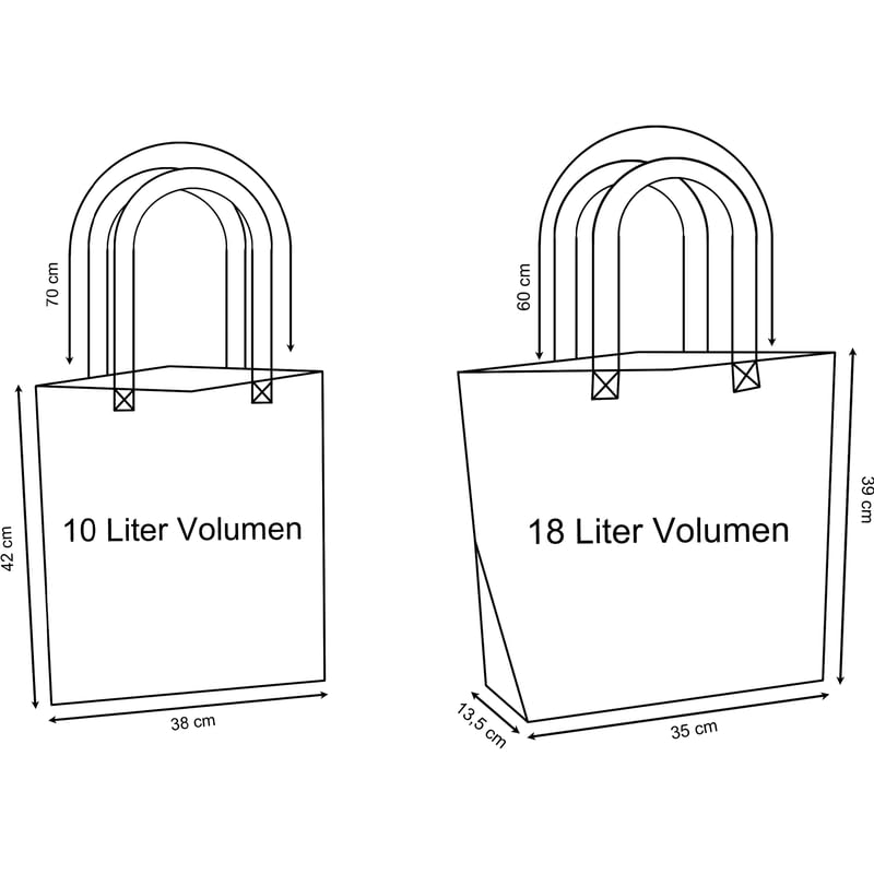 Generisch Personalisierte Baumwolltasche mit Namen & Initialen | 200 g/m² | OEKO-TEX® zertifiziert Einkaufstasche, Jutebeutel, Stofftasche