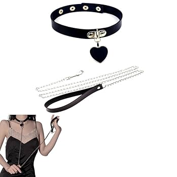 Amazon.co.jp: Itisyou 首輪 sm チェーン チョーカー リード付き