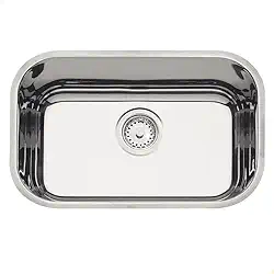 Cuba Tramontina Lavínia 47 BL em aço inox alto brilho 47x30 cm