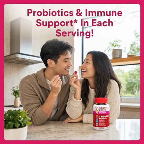 SmartyPants Adult 3 Billion CFU Probiotic Gummies, Gut Health, 30 Ct - image 7