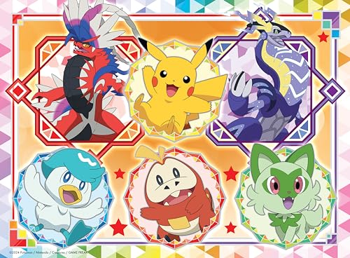 Ravensburger - Puzzle 100 pièces XXL - Pokémon Écarlate et Violet
