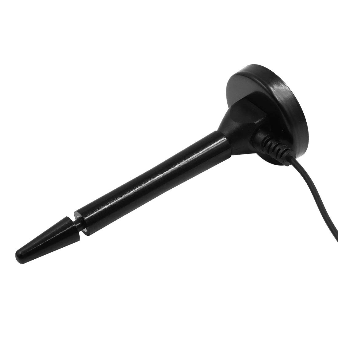 X AUTOHAUX DC 12V Flexible Signal Antenna FM AM Radio Aerial w/Magnetic Base, Black, 24 x 10 x 6 cm - Image 3