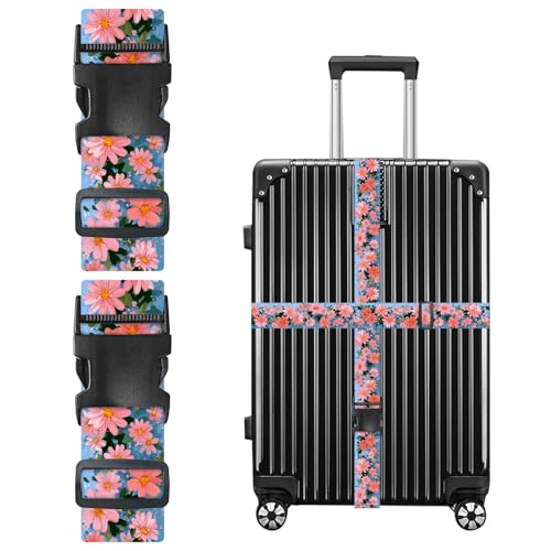 Image of Nuxovilar Luggage Straps Set for Suitcase 1.96x90.5in Polyester