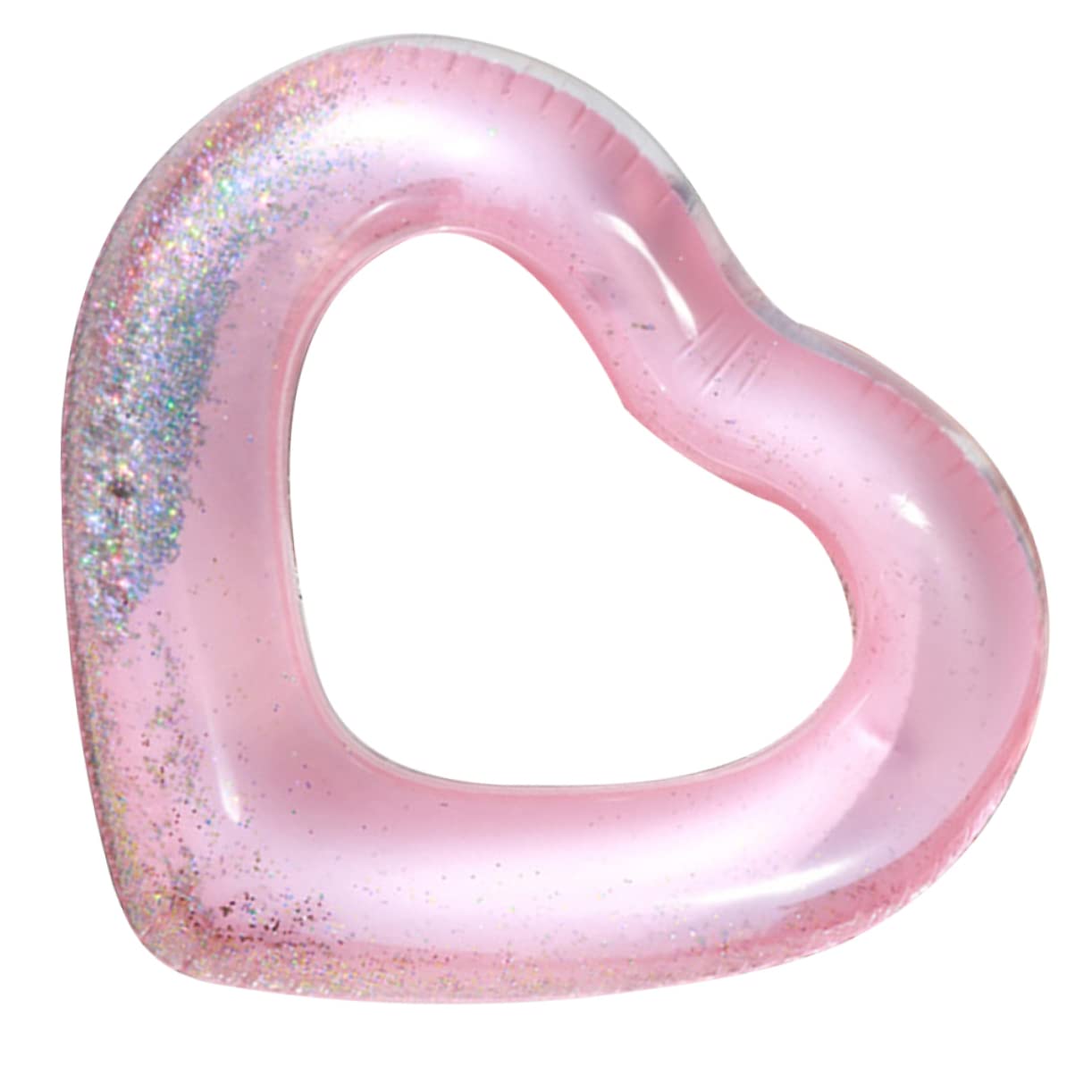 ifundom Heart Shaped Inflatable Swim Ring Adult Pool Float for Beach Party Relaxation Swim Accessory for Fun Water Comfortable Design
