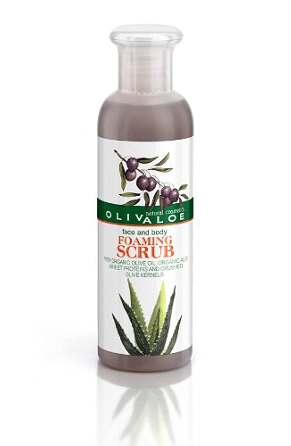 OLIVALOE 154 Foaming Scrub – Peeling für Gesicht und Körper