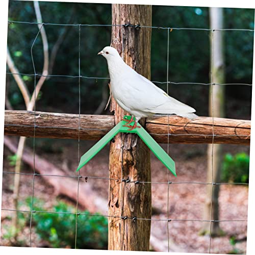 Image of FOMIYES Plastic Pigeon Perch Stand 8.26X3.93X4.33In Durable Bird Rest Rack for Pigeons and Doves Indoor Playground and Skill Development Accessory