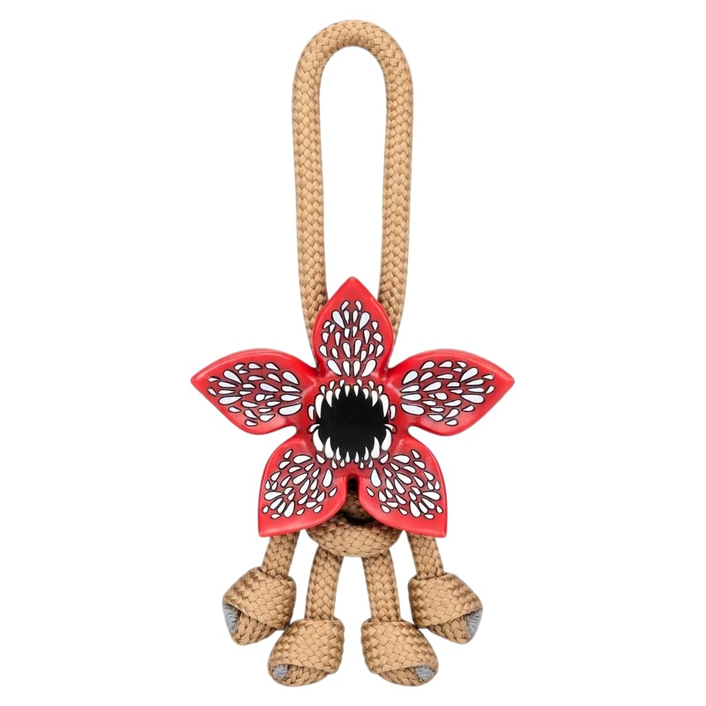 Buddy Keychains - The Demogorgon Key Ring | Knot keyring Handmade Gift For Kid's School Bags and Car Keys.
