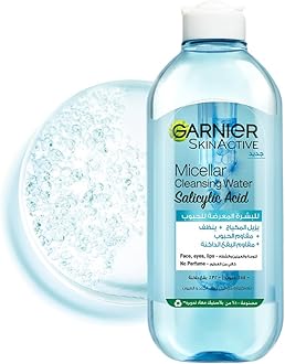 Skinactive Micellar Cleansing Water, For Acne Prone Skin, with Salicylic Acid, 400ml