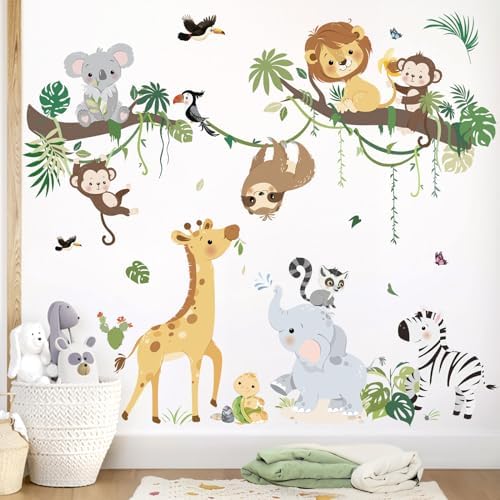 Little Deco Wandtattoo Feuerwehrauto - Safari Deko Für Kinderzimmer 160x96cm