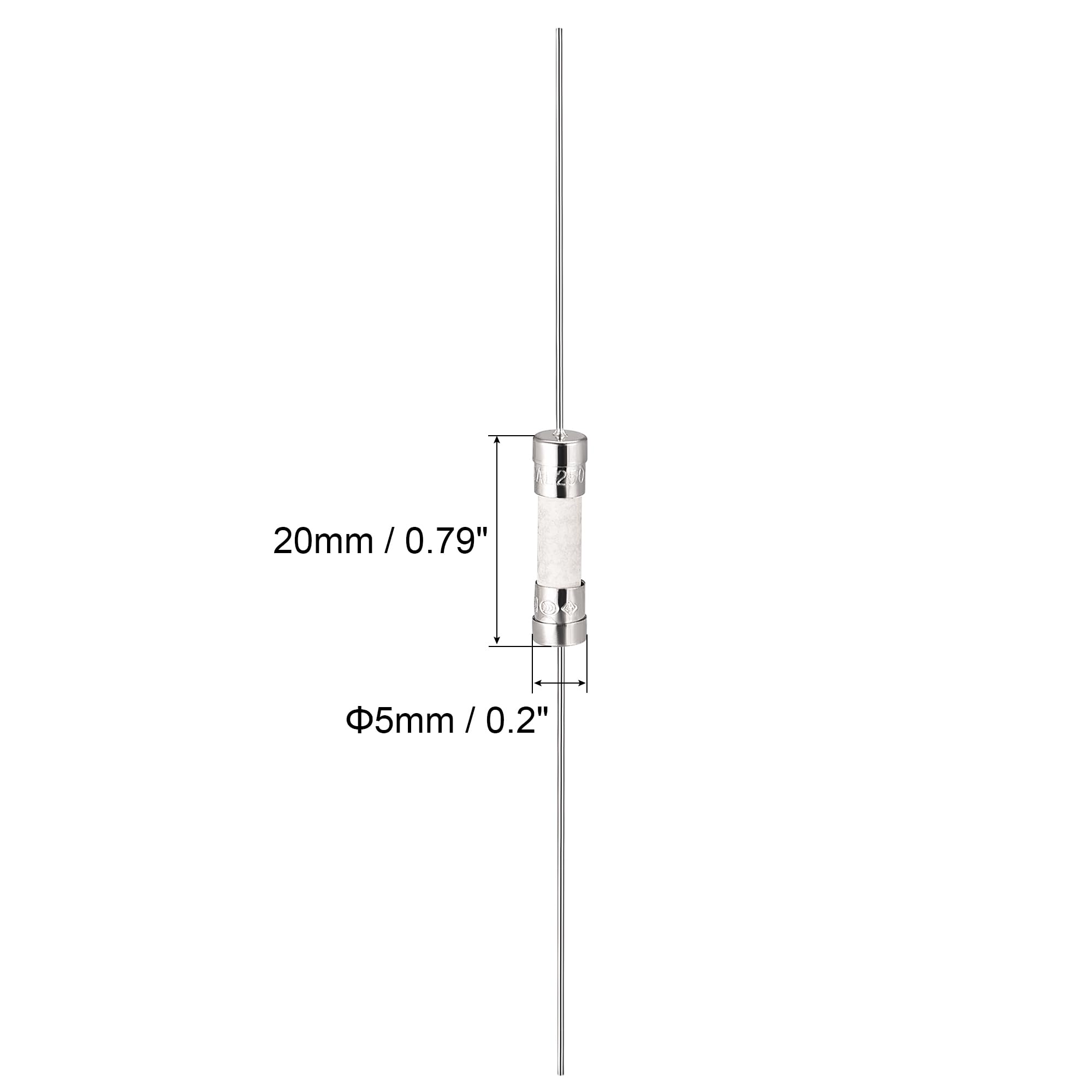 Fusibles Cerámicos De Acción Lenta T4A 250V – 5x20mm, Retardo De Tiempo, 10 Unidades, Para Electrodomésticos
