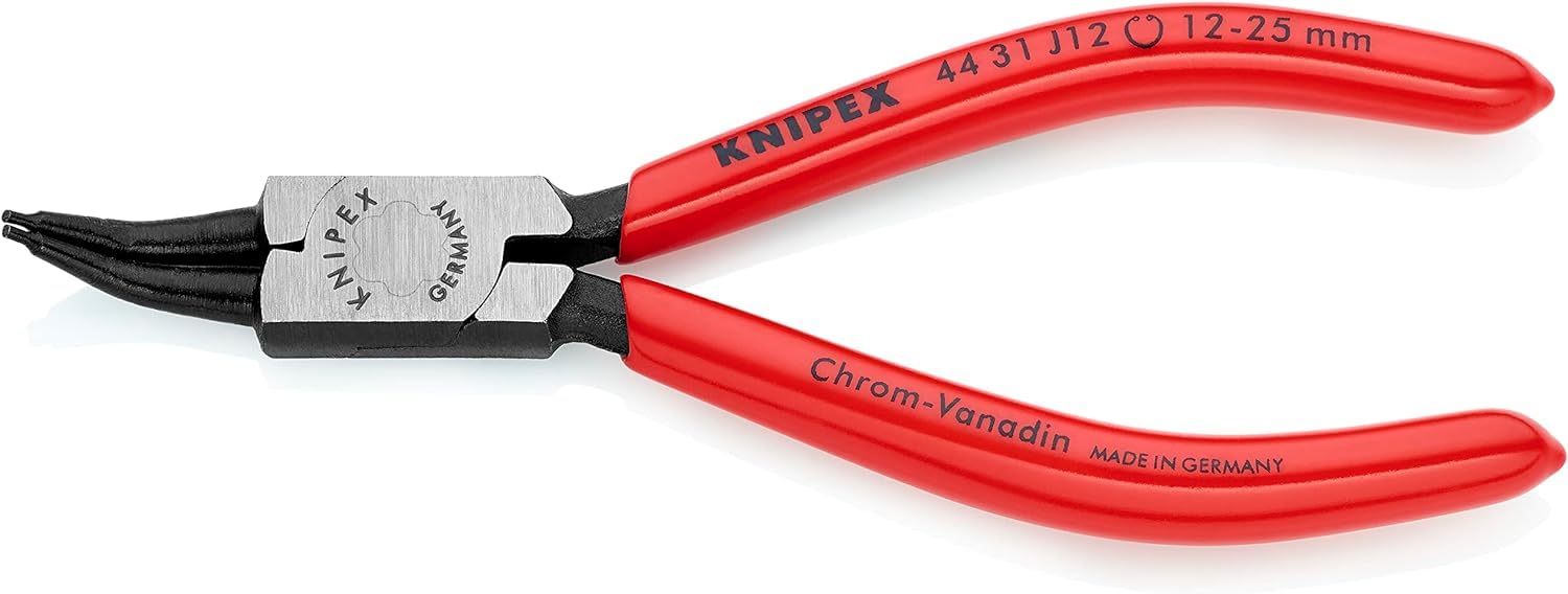 Knipex 44 31 J12 Circlip Pliers Internal Circlips 45° Angled Tips ...