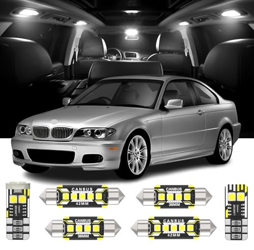 Kit de luces interiores LED 17 piezas para BMW Serie 3 E46 miniatura 1