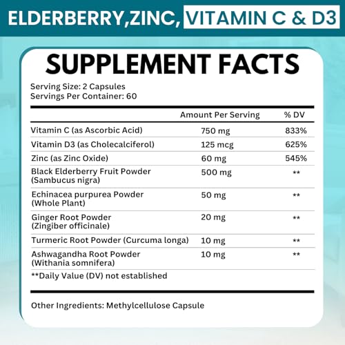 Image of VITBOOST Immune Support Supplement 8 in 1 with Vitamin D 5000 IU - 120 CT
