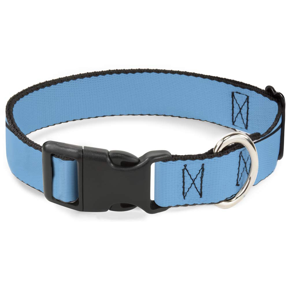 Collier bleu d'eau Buckle Down pour les promenades quotidiennes des chiots et petits chiens