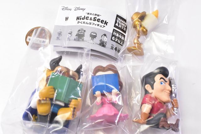 Amazon | 美女と野獣 Hide＆Seek かくれんぼフィギュア [全4種セット 
