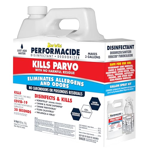 STAR BRITE Performacide 1 Gallon Kit Kills Parvo Virus Ideal for Veterinary Hospitals & Kennels