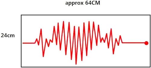Miniatura 4 de BIBITIME Calcomanía de pared con electrocardiograma de corazón negro grande y rojo, con citas, para el Día de la Madre, Día de San Valentín,