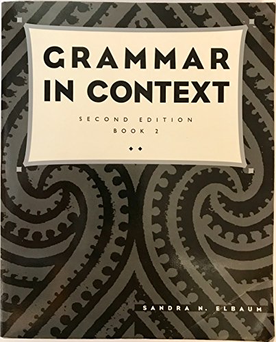 Grammar in Context 2 0838446892 Book Cover
