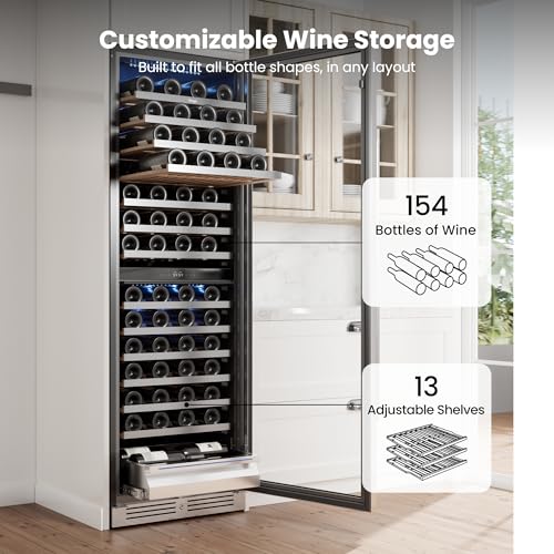 Dual Zone Wine Refrigerator Cooler