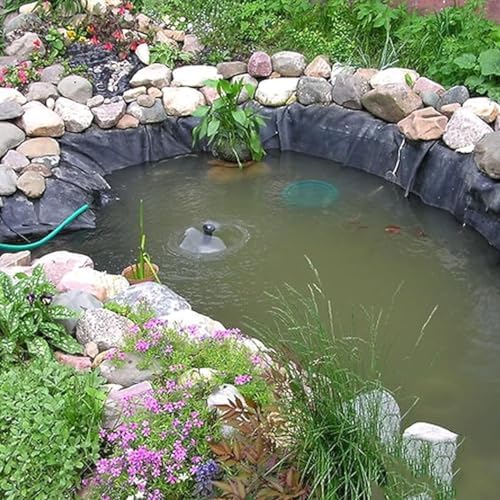 Heavy Duty Pond Liner - 10x20ft Flexible HDPE, UV & Tear Resistant, Ideal for Fish Ponds & Water Gardens, Perfect for Small to Large Wildlife Ponds (3x7, 7x10, 13x16, 26x36 ft)