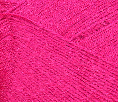 Image of HR Enterprise Jupiter Magenta (600 gm) Wool Ball Hand Knitting Wool /Art Craft Soft Fingering Crochet Hook Yarn, Needle Knitting Yarn Thread Dyed