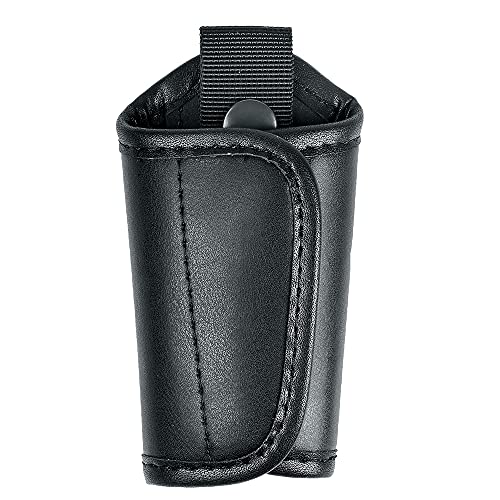 Black Plain Silent Key Holder for Duty Belt Durable Law