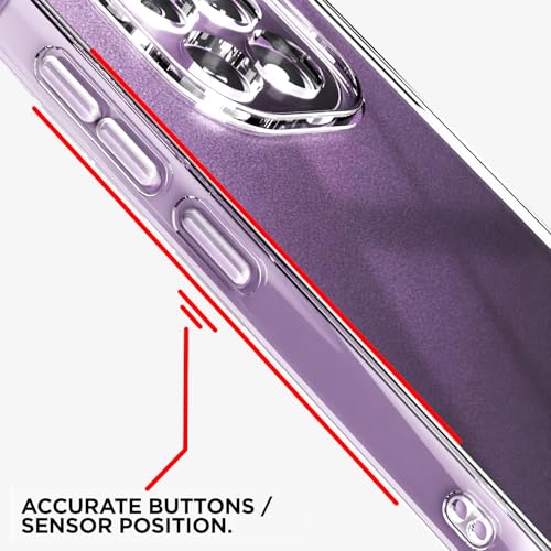 Image of Outlouders Back Cover for Oppo F29 5G Clear Transparent PC + TPU Bumper Case with Raised Edges for Shockproof Protection(Transparent)