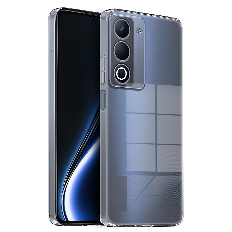 Image of COVERBLACK Soft Rubber Silicon Clear Case Back Cover Compatible for Oppo A5 5G - Transparent