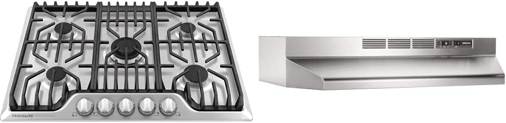 FRIGIDAIRE Professional 30-Inch Gas Cooktop, Stainless Steel, 5 Burners, Liquid Propane Convertible, FPGC3077RS : Everything Else