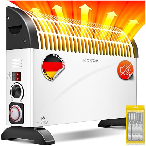 KESSER® Convecteur 2000 watts | Appareil de chauffage, Minuterie 24 h | Contrôle thermique en...