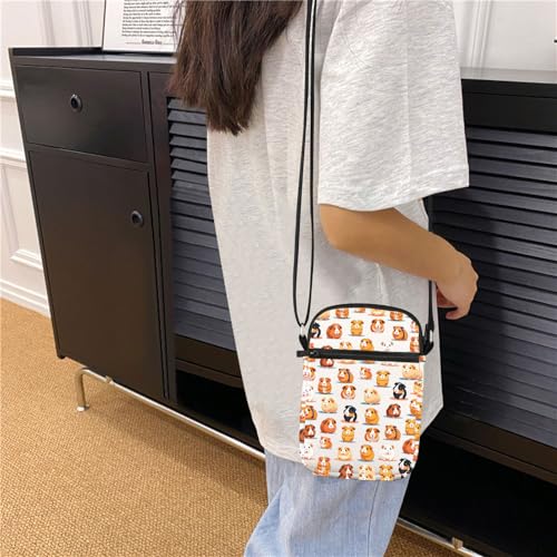 Guinea Pig Lovers Crossbody Bag It's Guinea Be a Good Wheek Small Sling Bag Guinea Pig Mom Lovers Housewarming Gift3