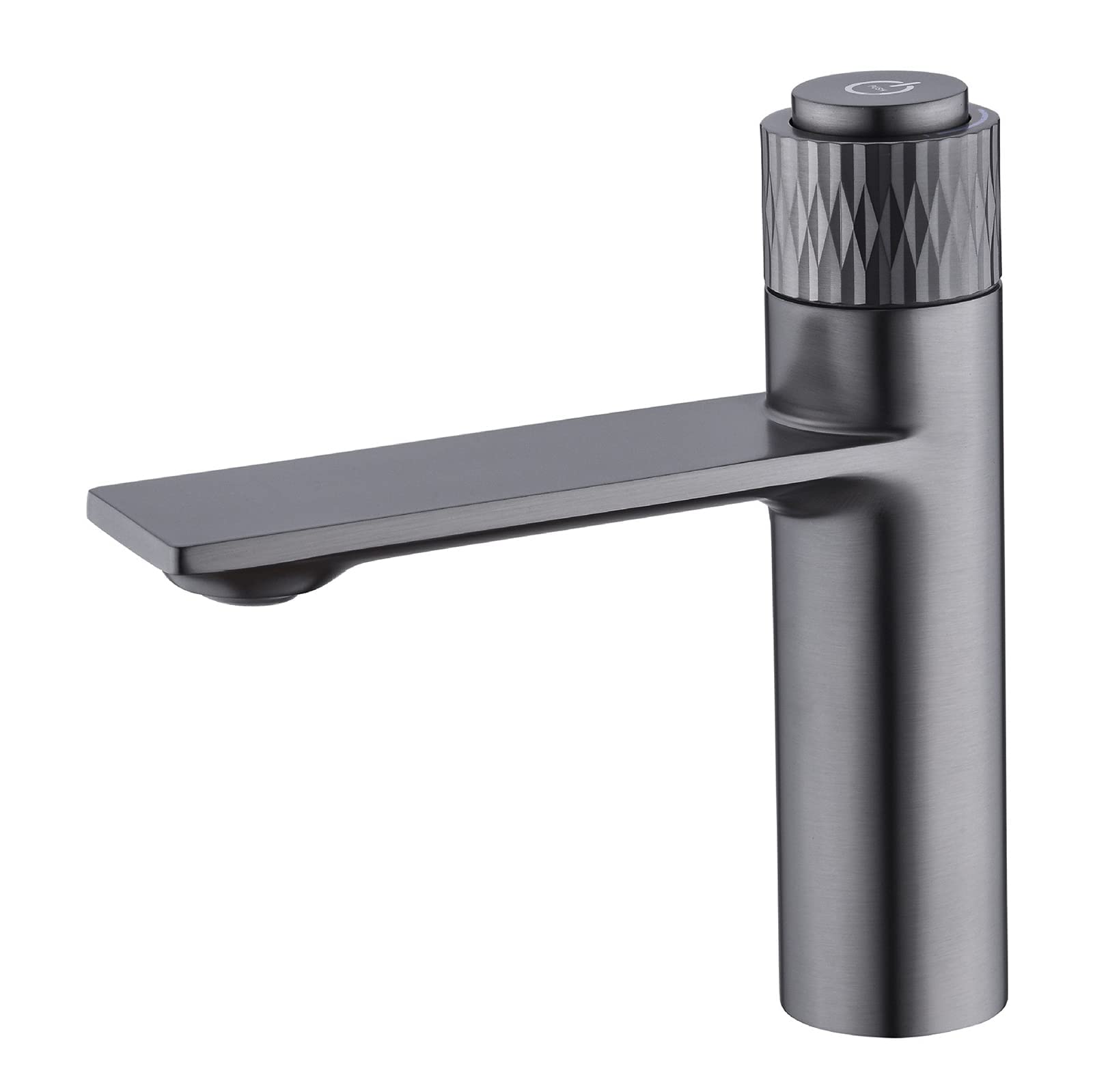kitchen sink faucet Basin Faucet Brass Bathroom Sink Faucet Single Handle Basin Mixer Tap Deck Mounted Vanity Faucet Sink Mixer Tap Hot and Cold Lavatory Faucet,Brushed Gold (Brushed Gold) drinking