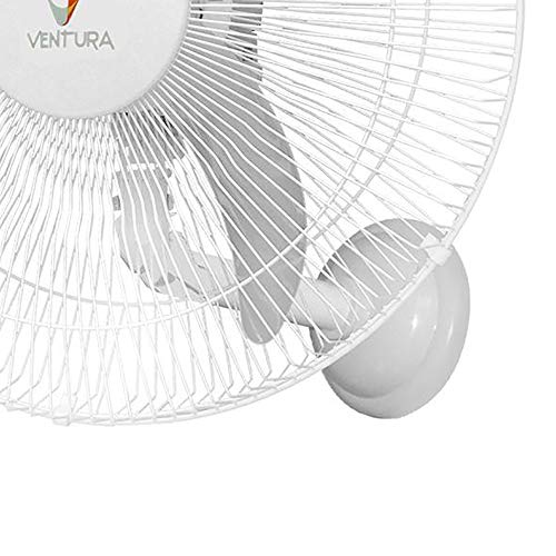 Venti-Delta Oscilante Parede Ventura 60 cm, Bivolt Grande Aço, 796423, 150 W, Branco