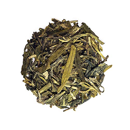 Simple Loose Leaf - Dragon Well Green - Premium Loose Leaf Green Tea (1 Oz) - High Caffeine - Classic And Clean - Usa Hand Packaged #TOP1