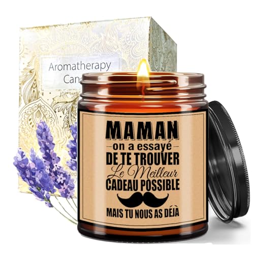 La bougie naturelle lavande